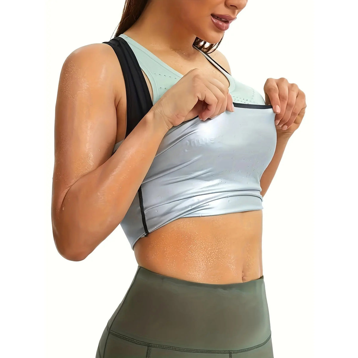 Women's Breathable Stretch Activewear - Sleeveless Quick-Dry Workout Tops for Fitness, Gym, and Yoga