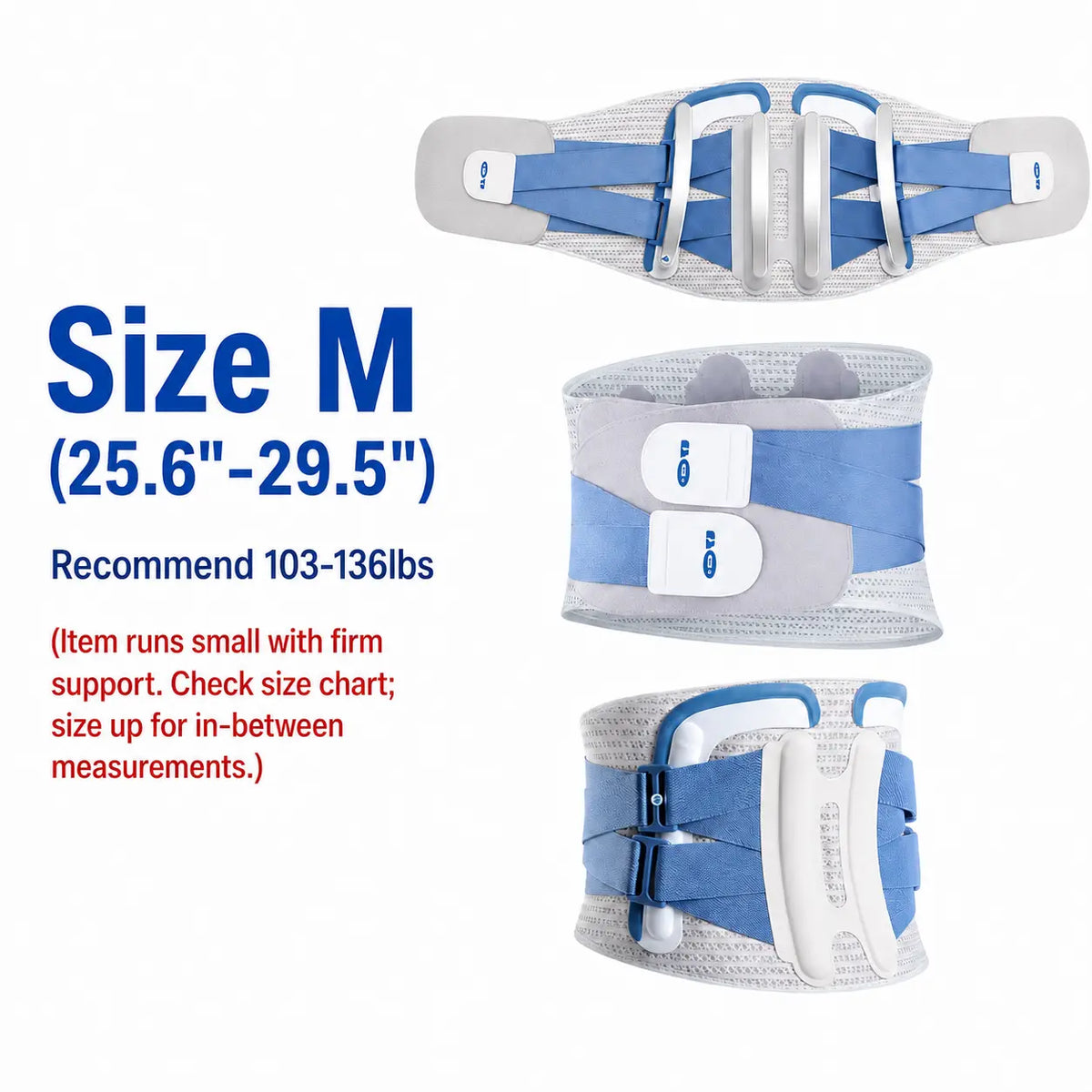 COFCARE Ergonomic Lumbar Support Brace - Adjustable Back Correction Belt with Velcro Strap, Lightweight and Breathable Design for Pain Relief, Ideal for Work and Gaming, Unisex Fitness Gift