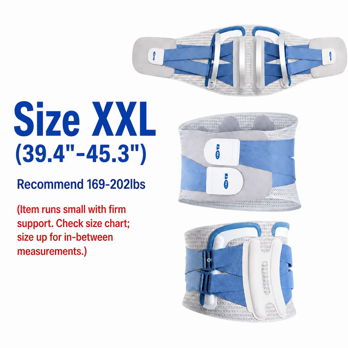 COFCARE Ergonomic Lumbar Support Brace - Adjustable Back Correction Belt with Velcro Strap, Lightweight and Breathable Design for Pain Relief, Ideal for Work and Gaming, Unisex Fitness Gift