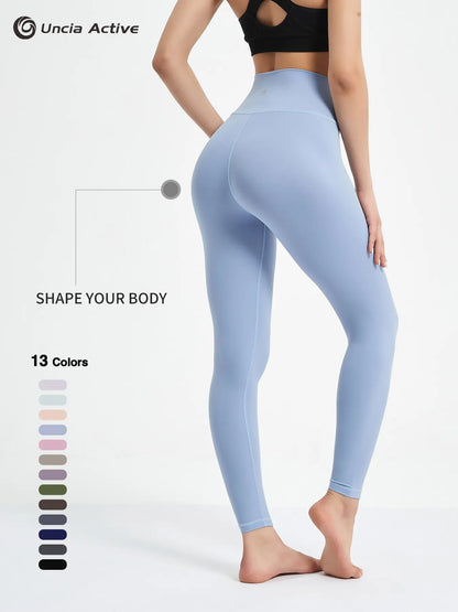 Uncia Active Women's High Waist Yoga Leggings - Premium 4-Way Stretch Fabric, Squat-Proof, Non-Transparent, Tummy Control, Perfect Fit for Workouts and Running