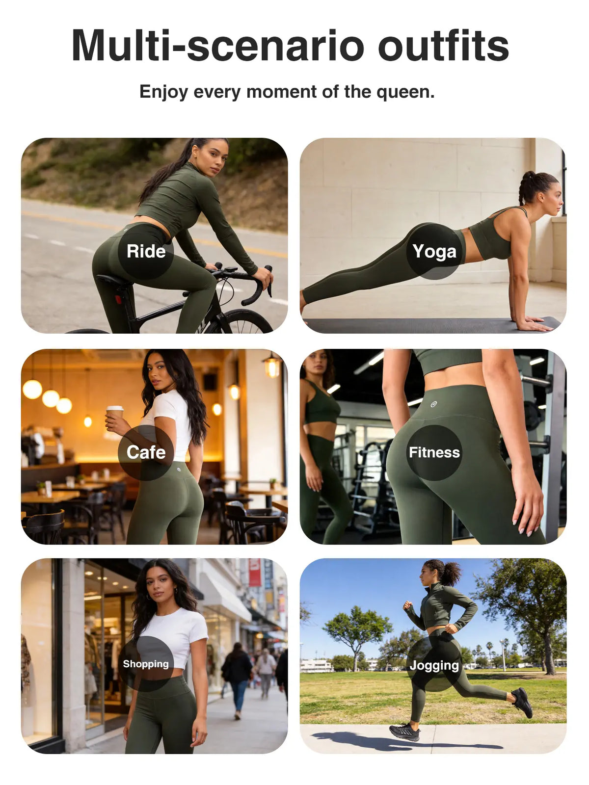 Uncia Active Women's High Waist Yoga Leggings - Premium 4-Way Stretch Fabric, Squat-Proof, Non-Transparent, Tummy Control, Perfect Fit for Workouts and Running